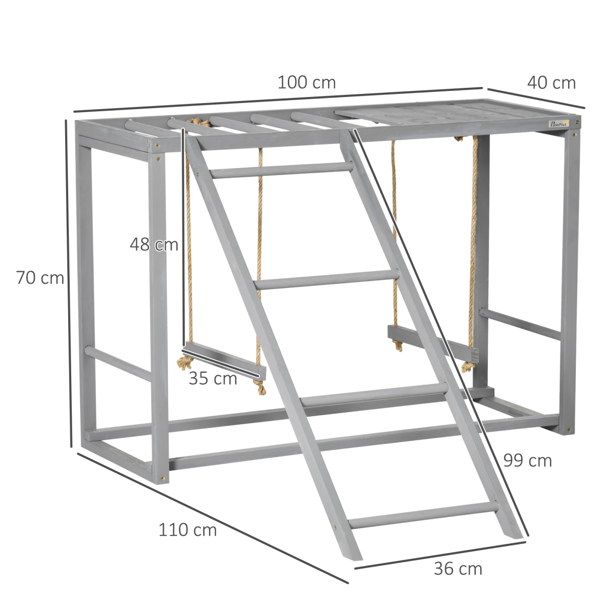 Chicken Activity Play Centre with Swing Set