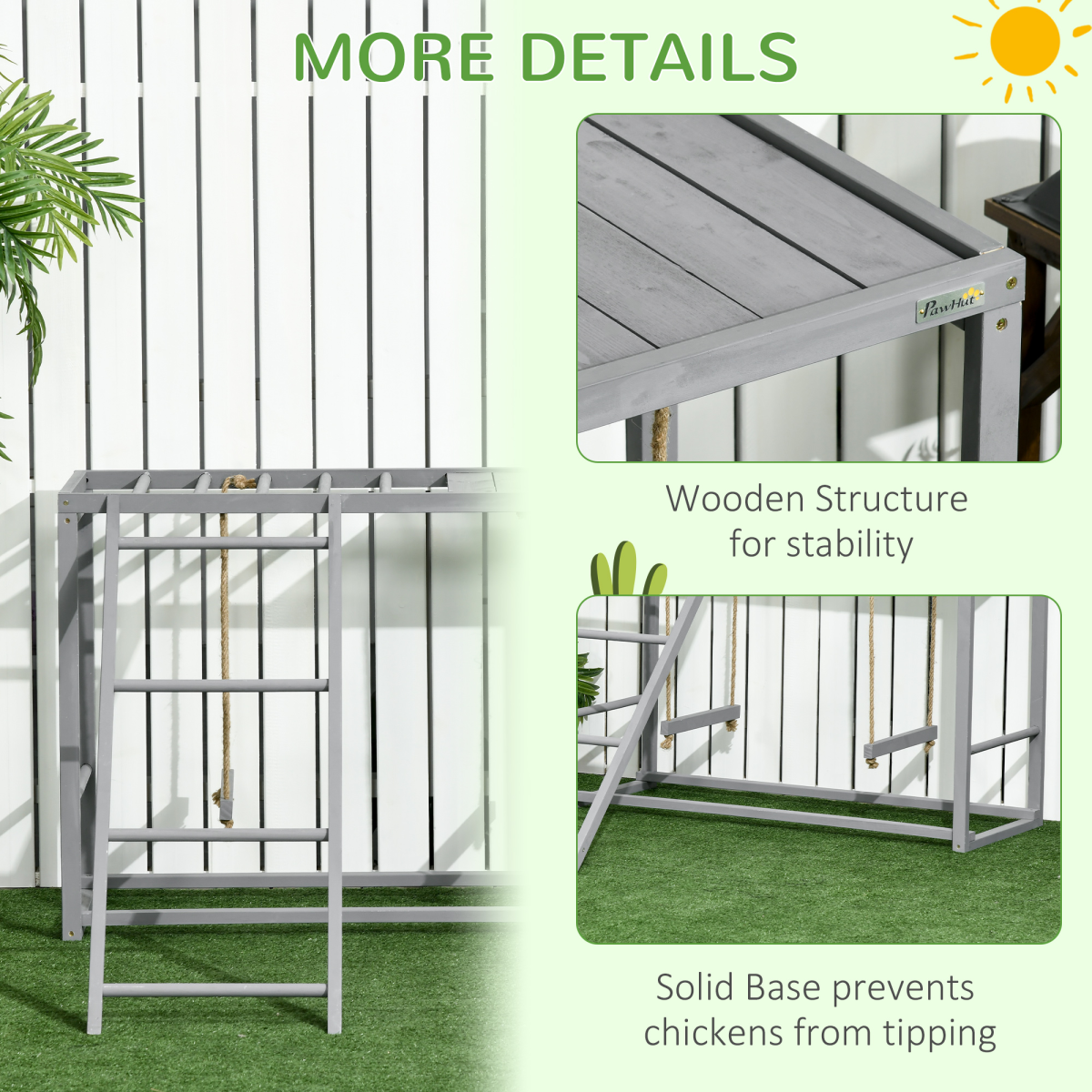 Chicken Activity Play Centre with Swing Set