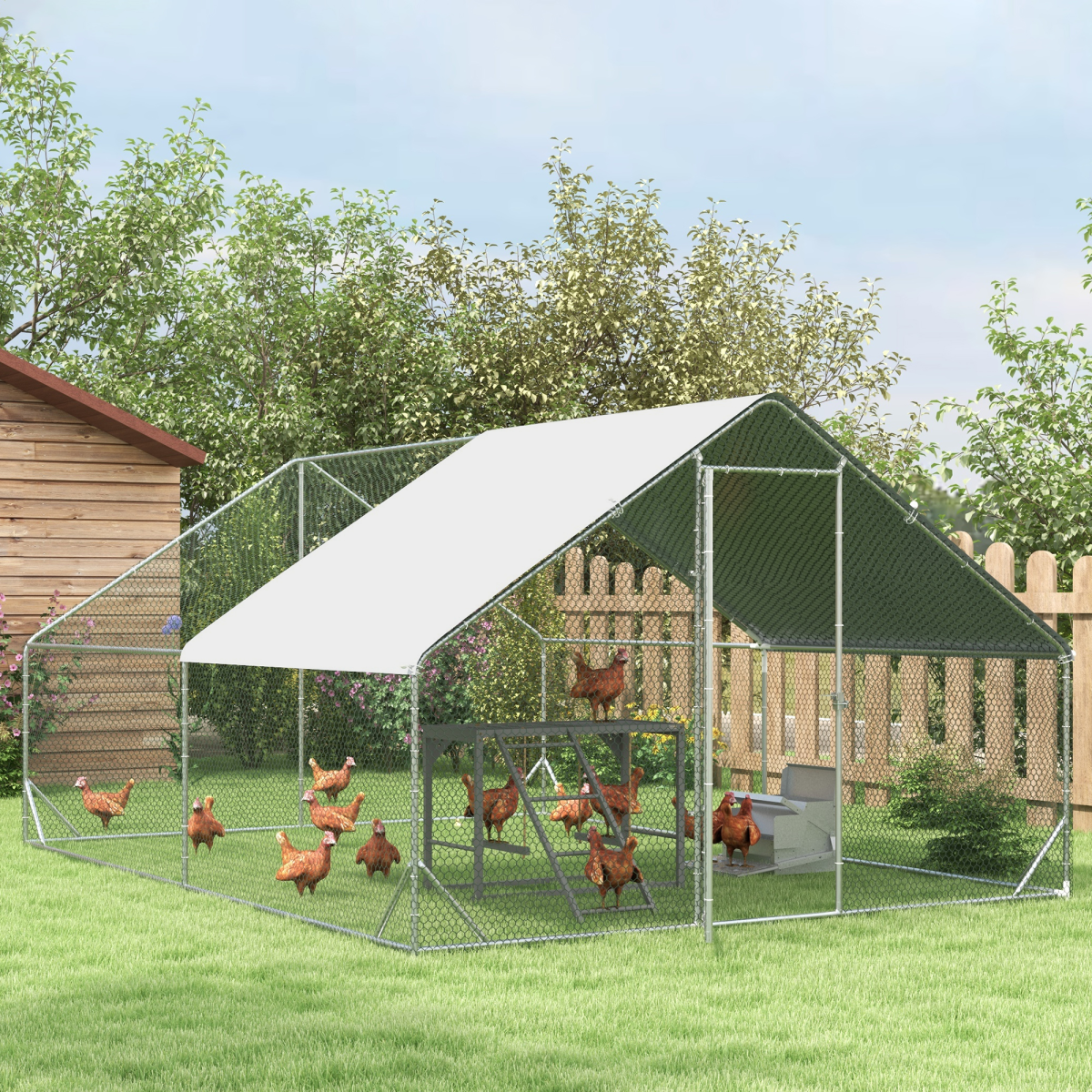 Chicken Activity Play Centre with Swing Set